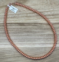 Copper Saucers Necklace 20in
