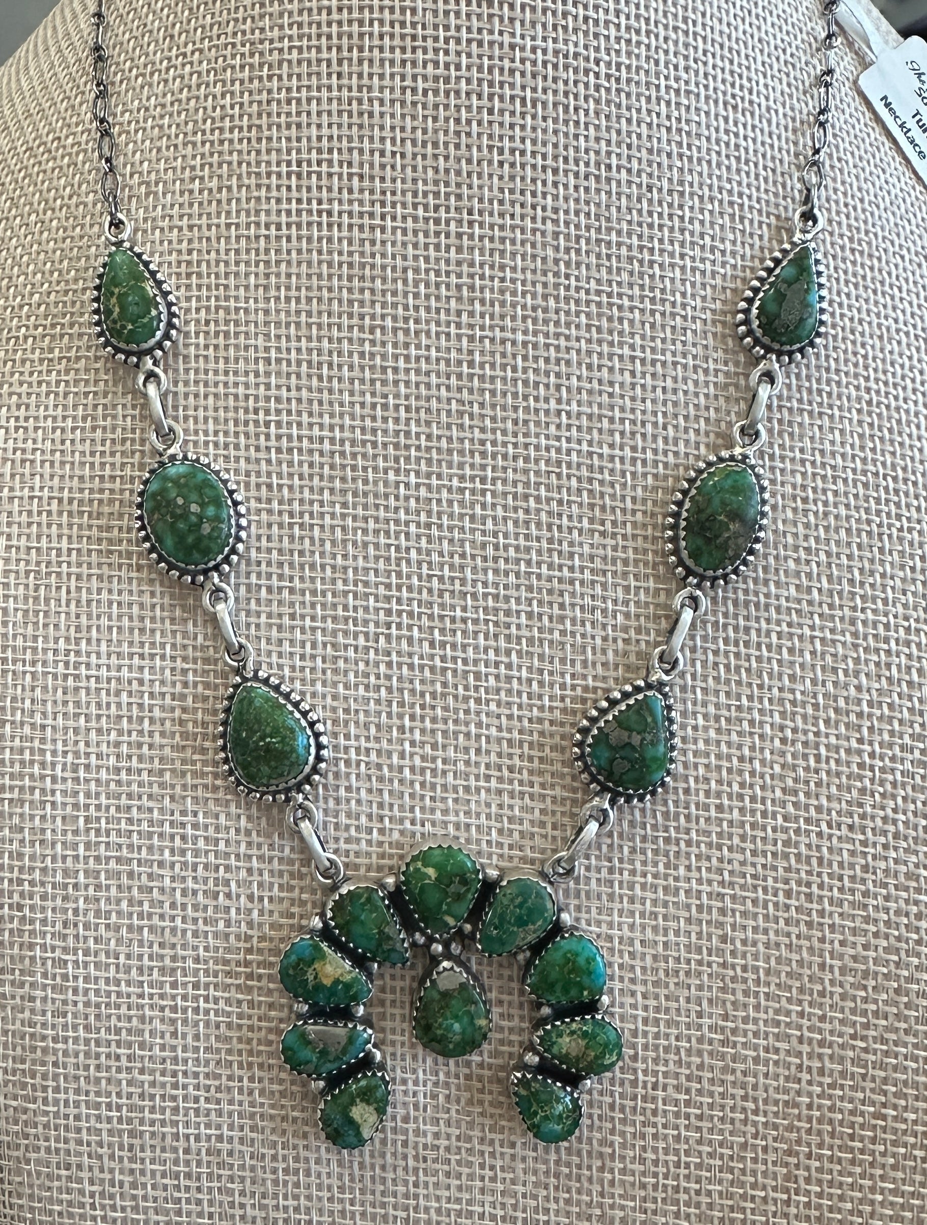 Sonoran Gold Turquoise Necklace 18-22in