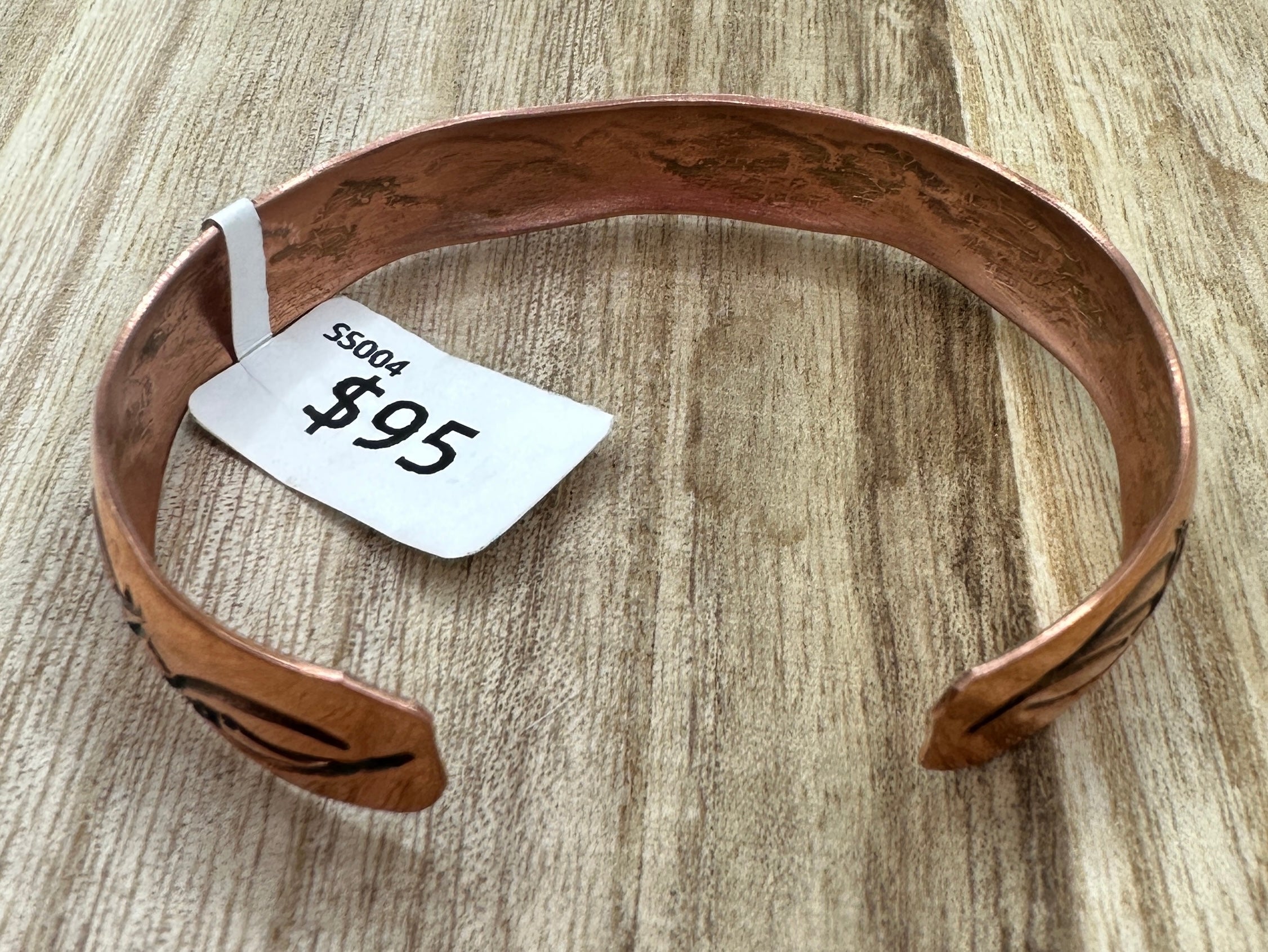 Stamped Copper Cuff