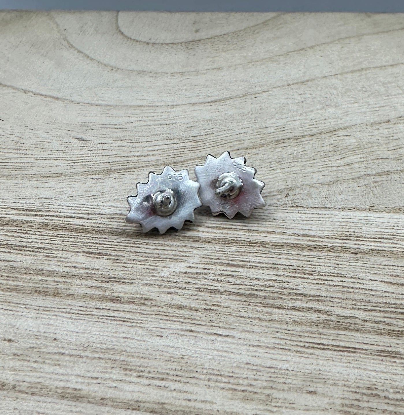 Purple Dahlia Studs