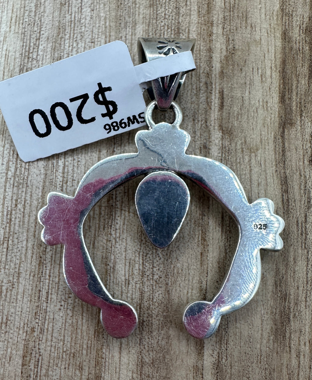 Emerald Valley Turquoise Naja Pendant