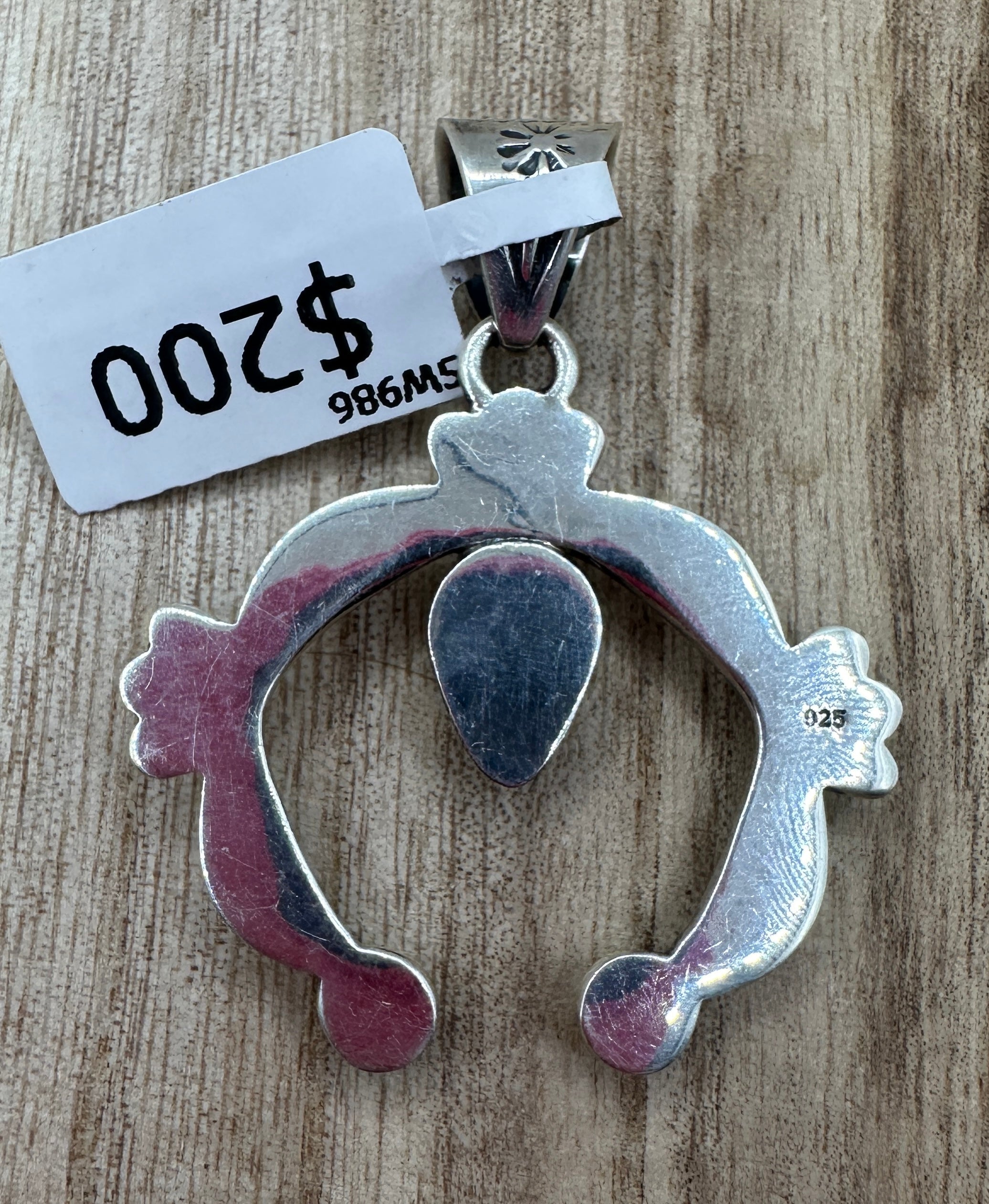 Emerald Valley Turquoise Naja Pendant
