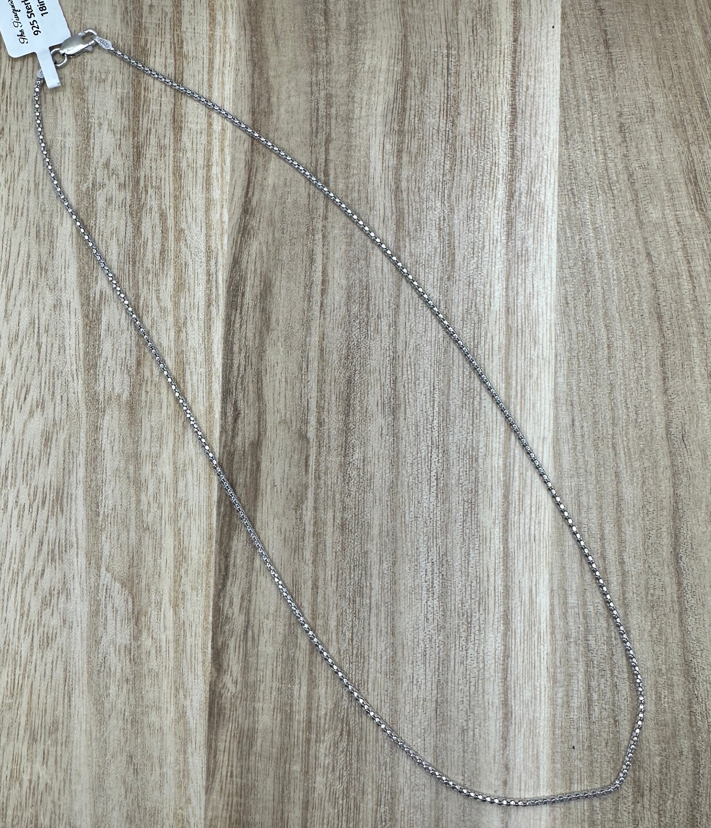 Silver Chain 18in