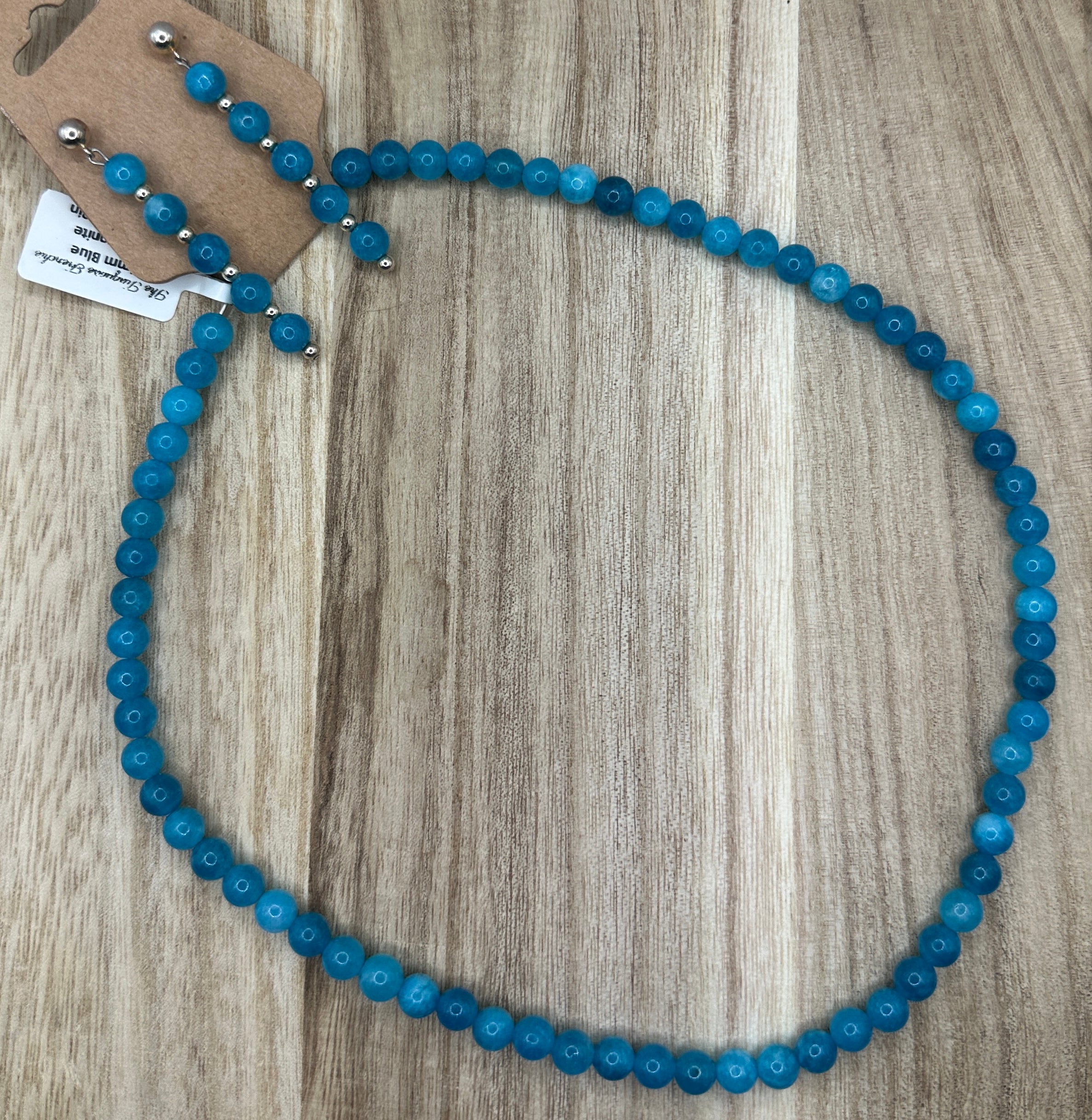 6mm Amazonite Necklace 18in