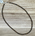 4mm Tigers Eye Necklace 20in