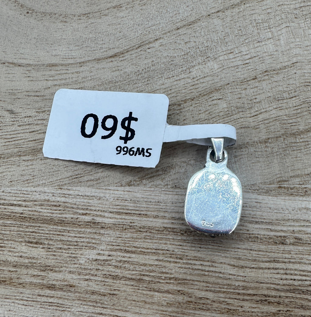Royston Ribbon Turquoise Rectangle Pendant
