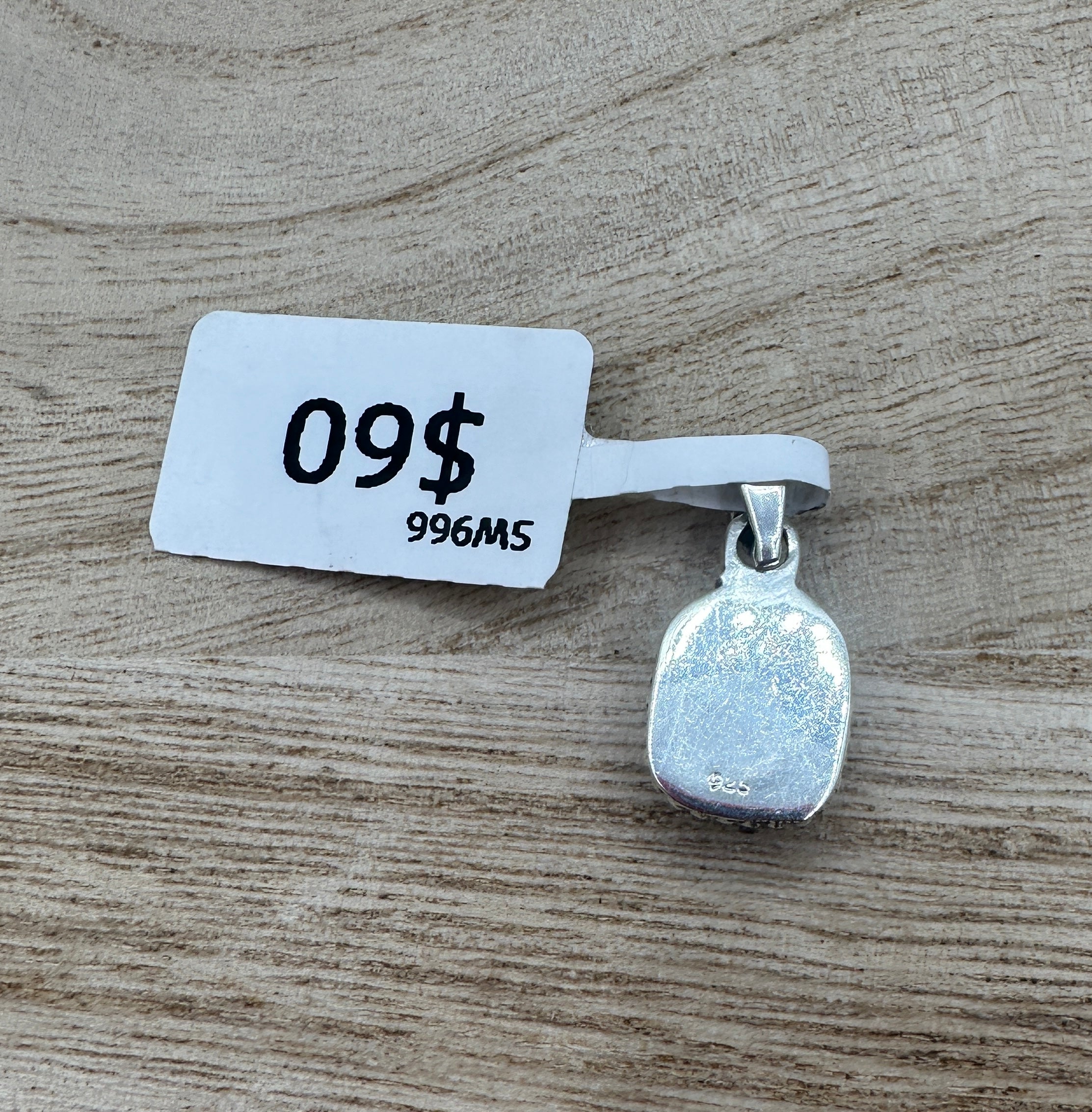 Royston Ribbon Turquoise Rectangle Pendant