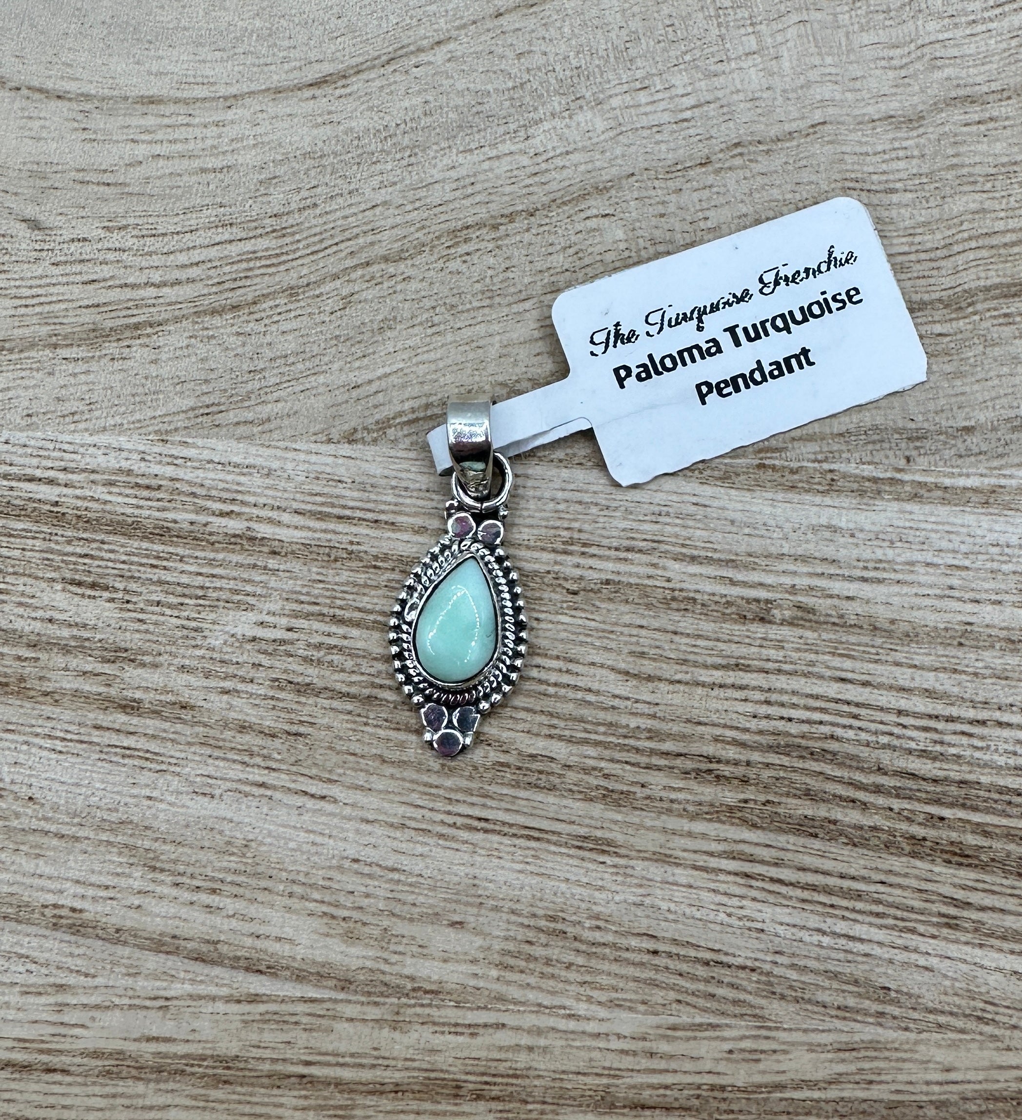 Paloma Turquoise Pendant