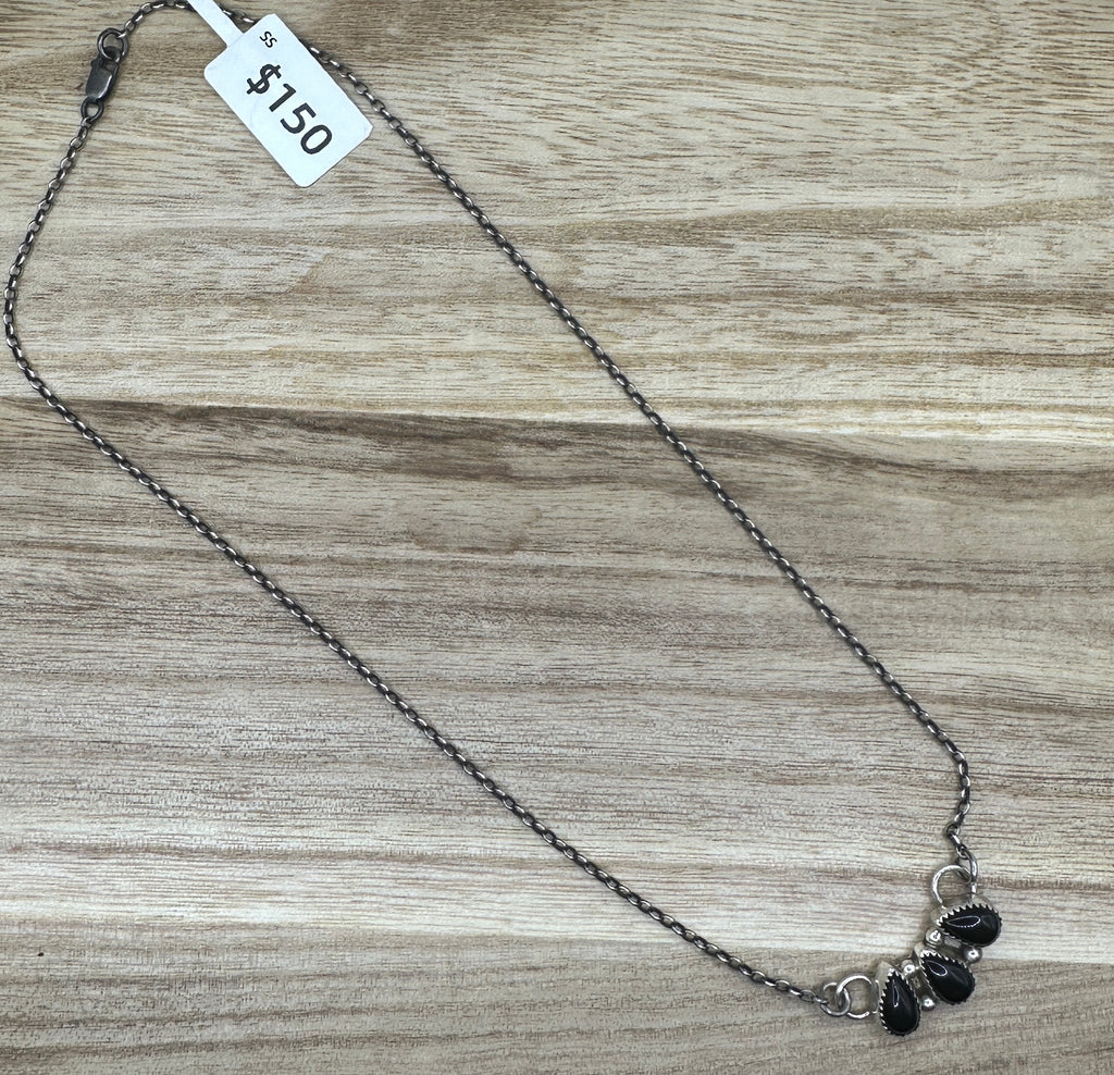 Navajo Handmade Bar Necklace 16in