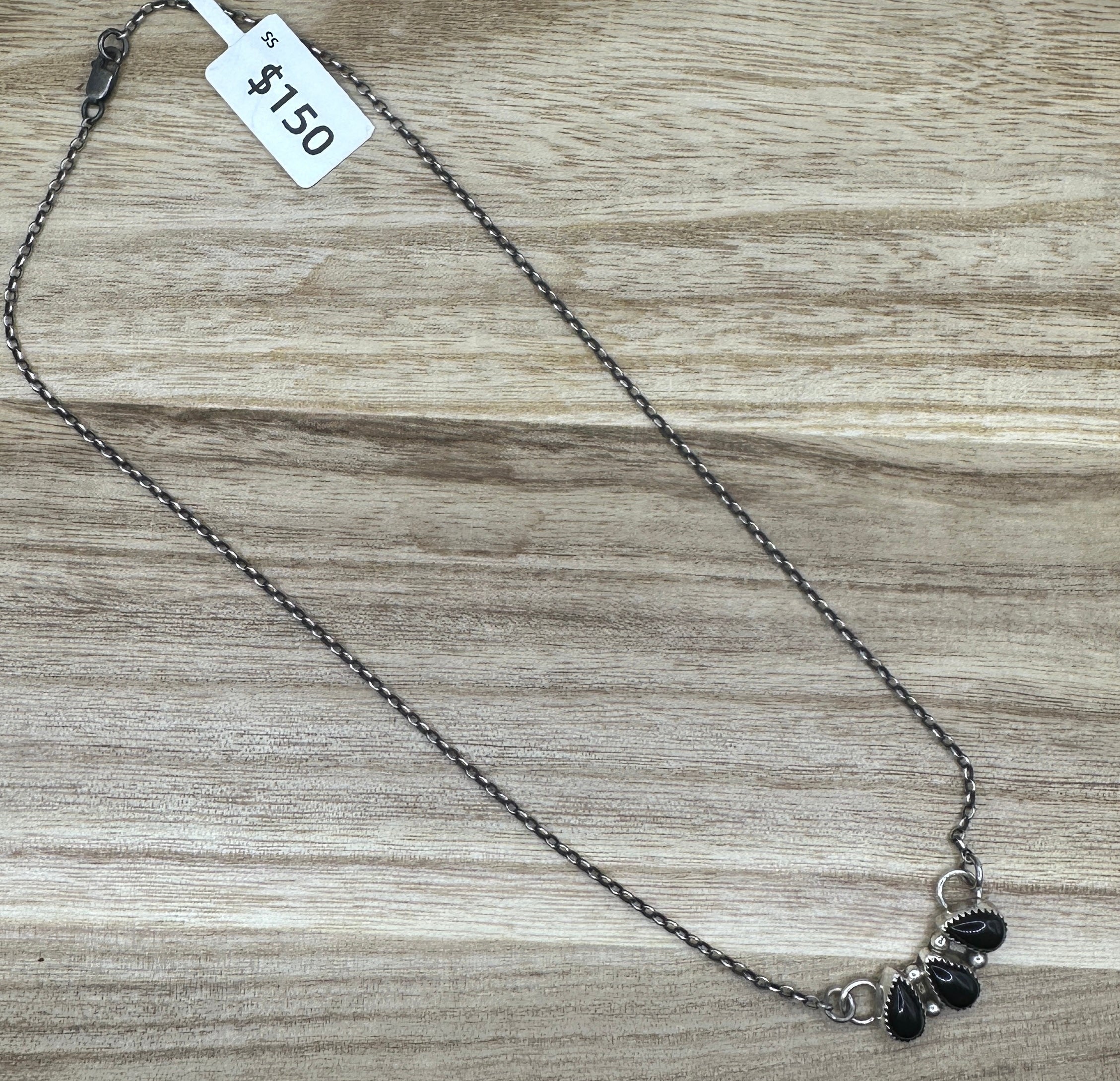 Navajo Handmade Bar Necklace 16in