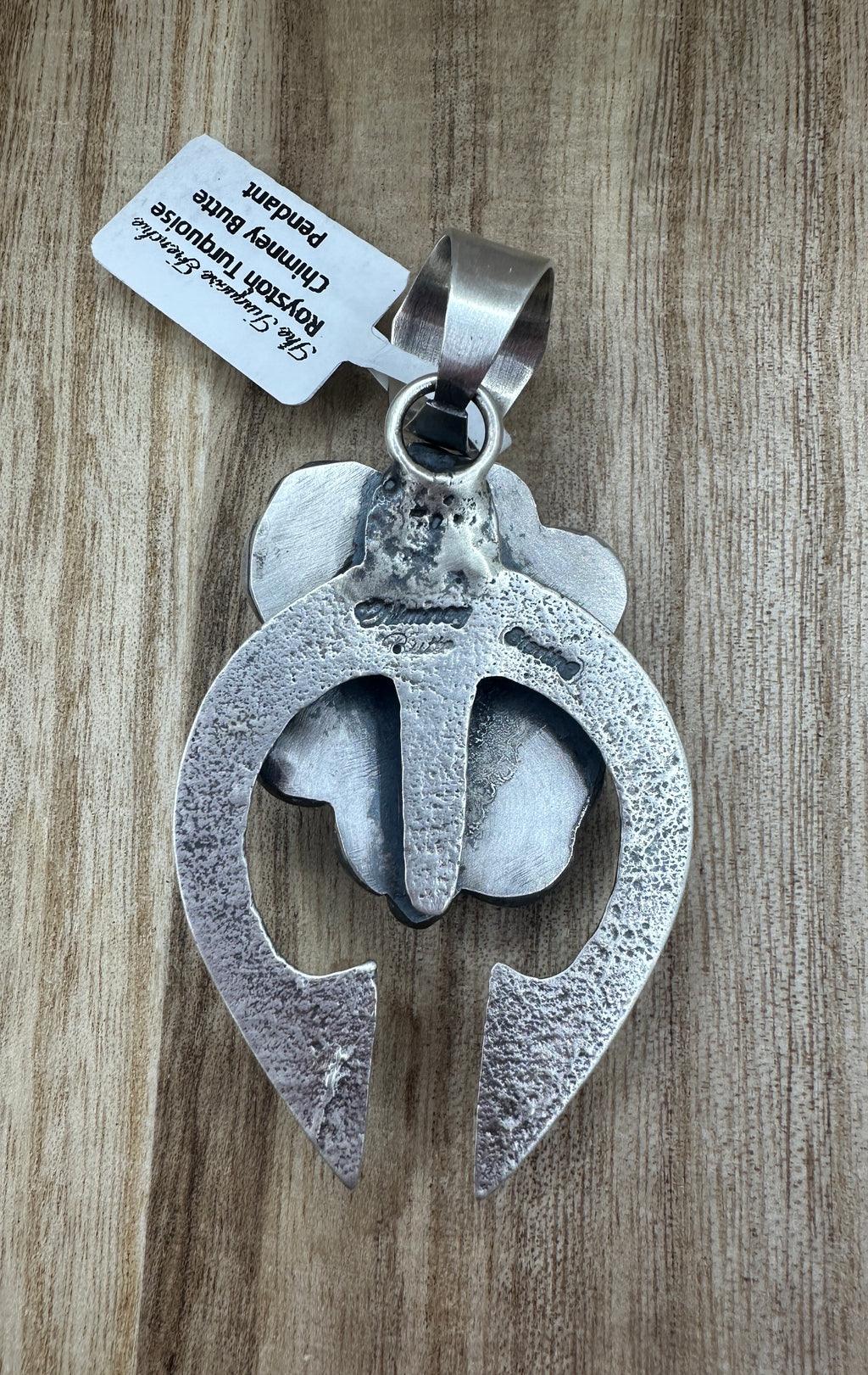 Navajo Handmade Chimney Butte Pendant