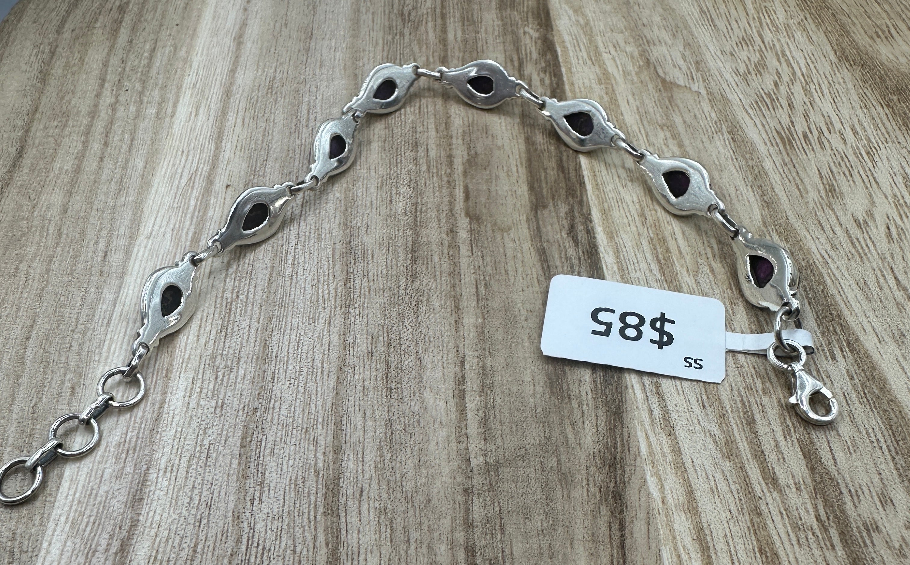 Purple Mohave Turquoise Bracelet 7-8in
