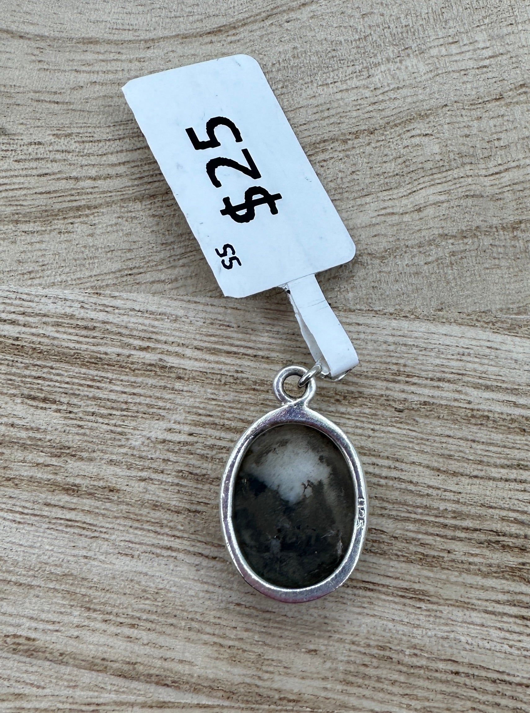 Zebra Jasper Oval Pendant