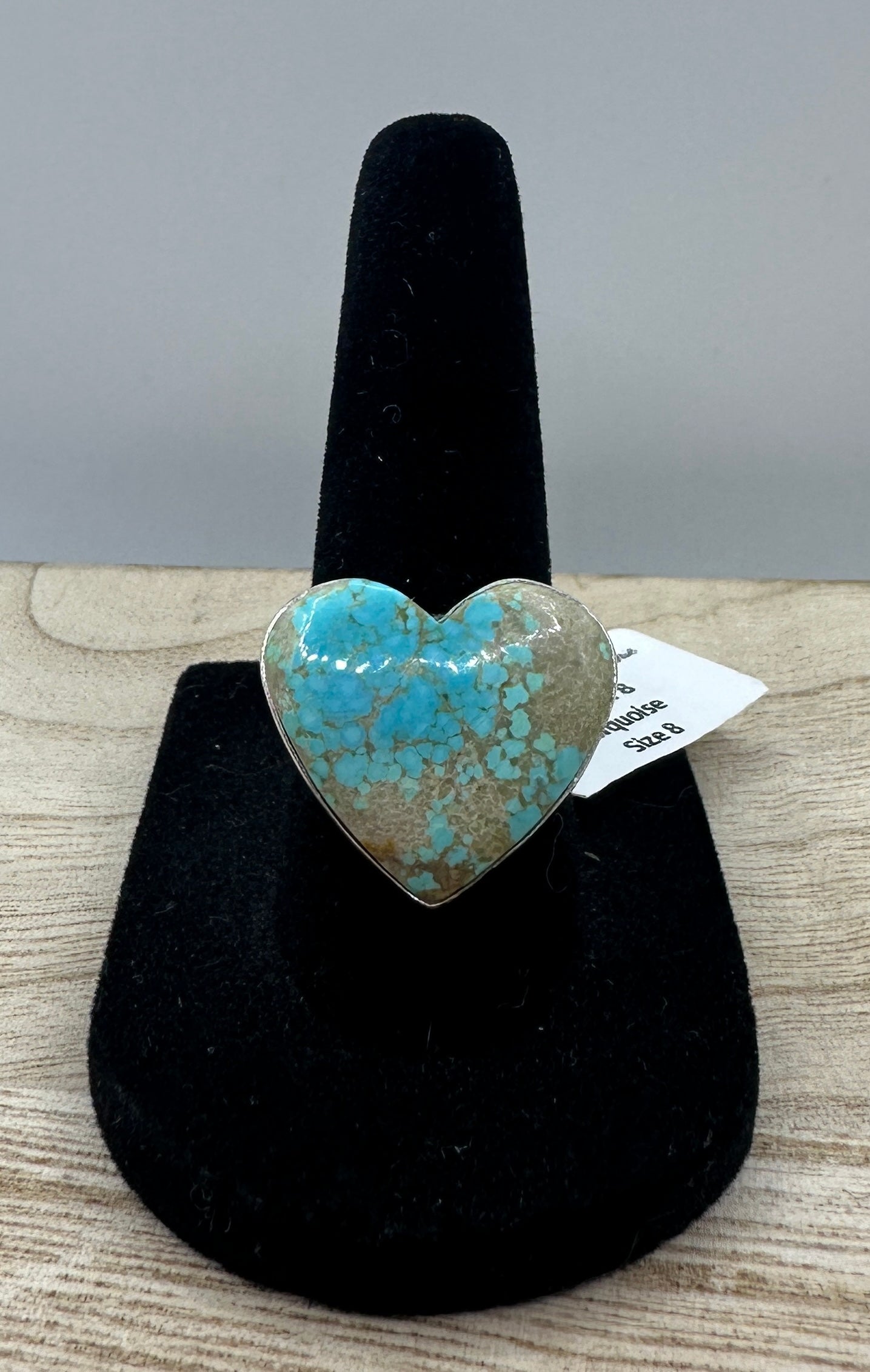 Number 8 Turquoise Ring Size 8