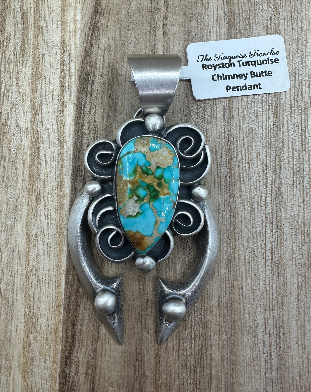 Navajo Handmade Chimney Butte Pendant