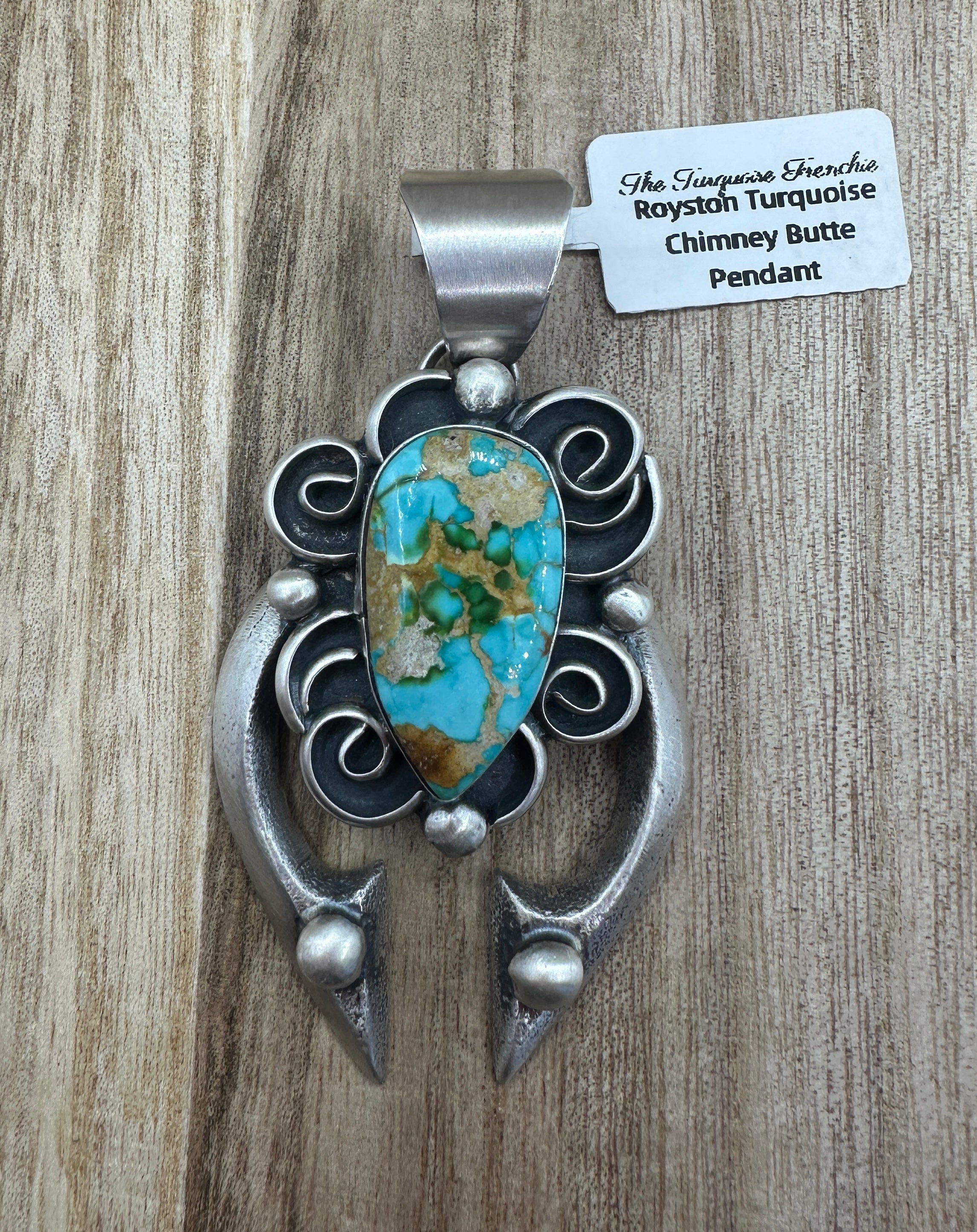 Navajo Handmade Chimney Butte Pendant