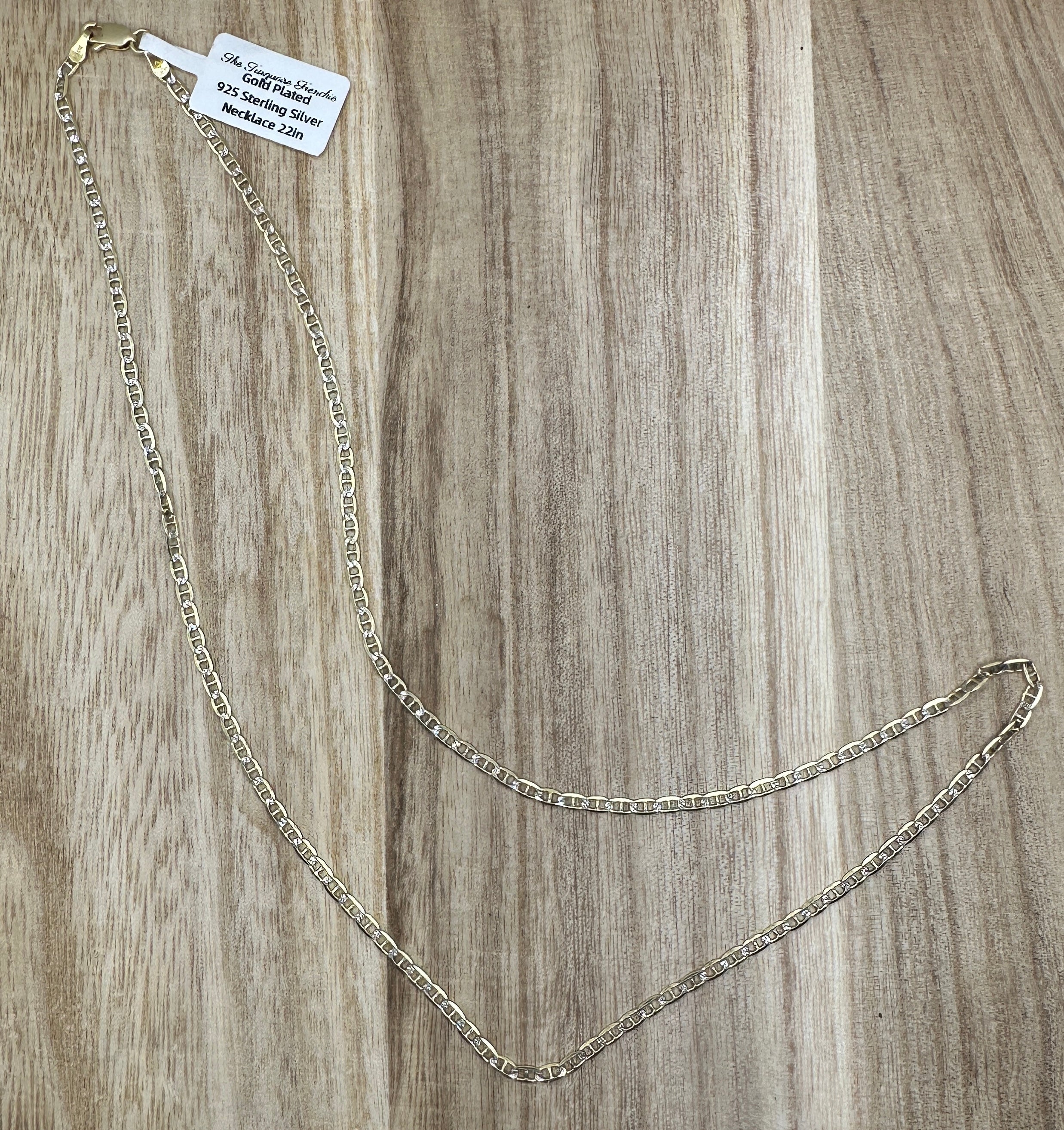 Gold Plated Chain 22in
