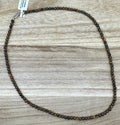 4mm Tigers Eye Necklace 22in