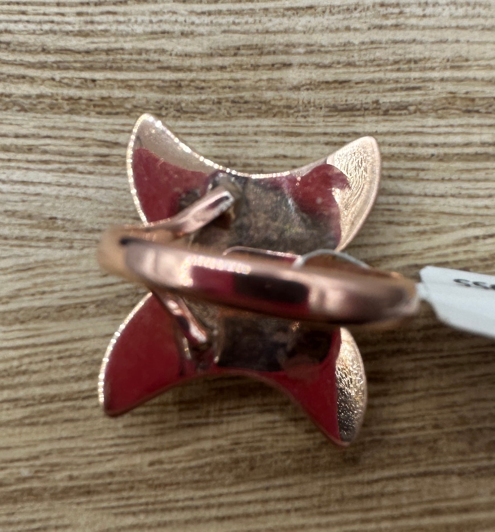 Kingman Turquoise Adjustable Copper Ring