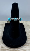 Golden Hills Turquoise Desert Pearl Stretch Ring