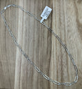 Large Paper Clip Chain 16in