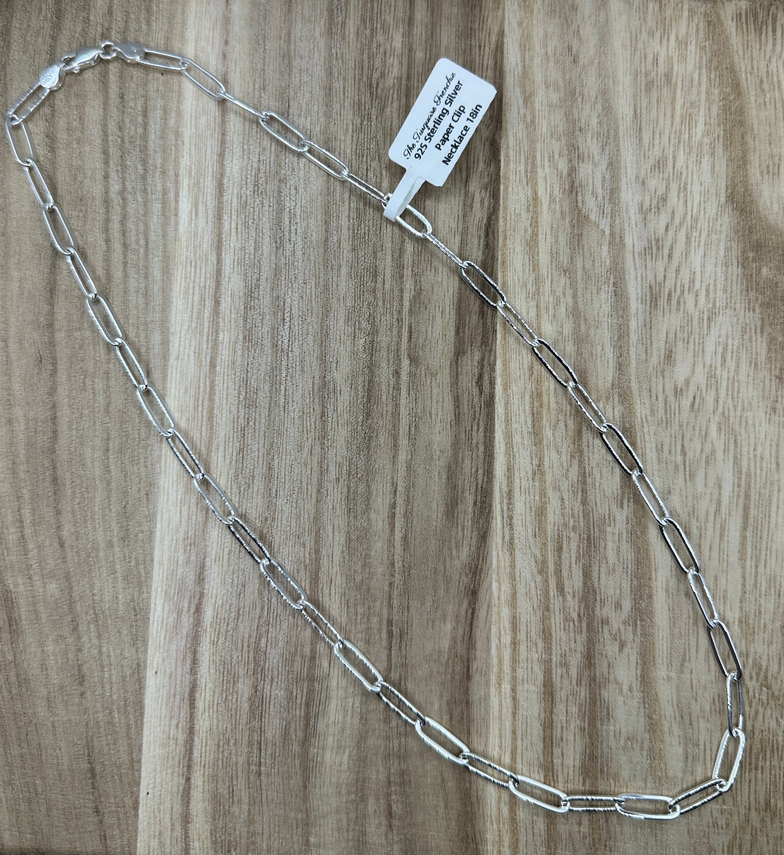 Large Paper Clip Chain 16in