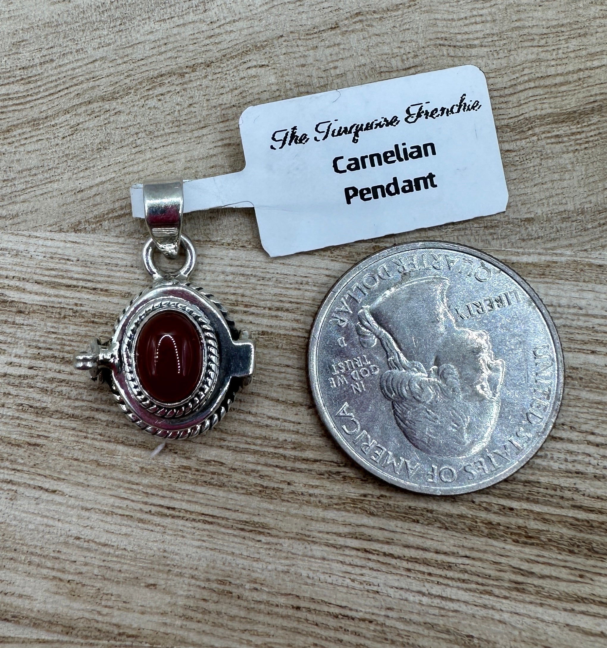 Carnelian Poison Pendant