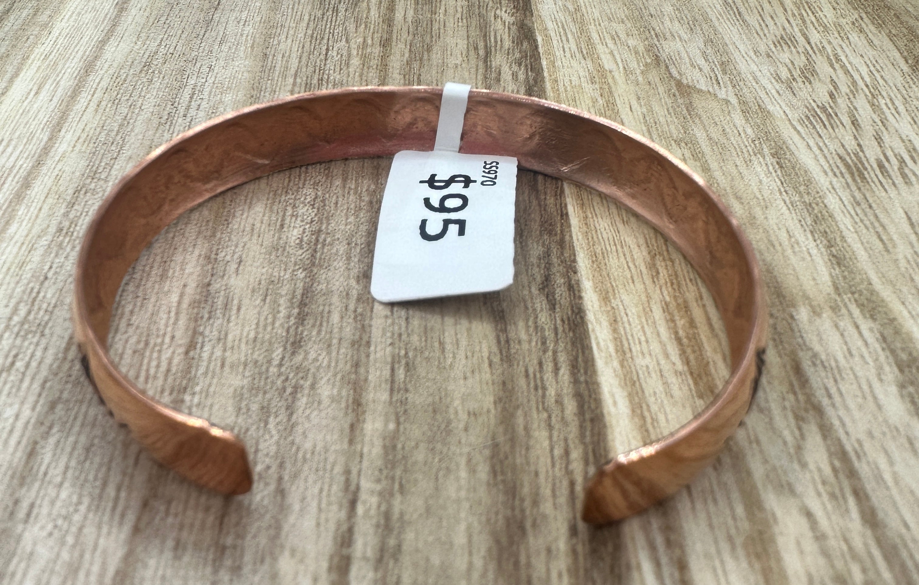 Copper Stamped Cuff