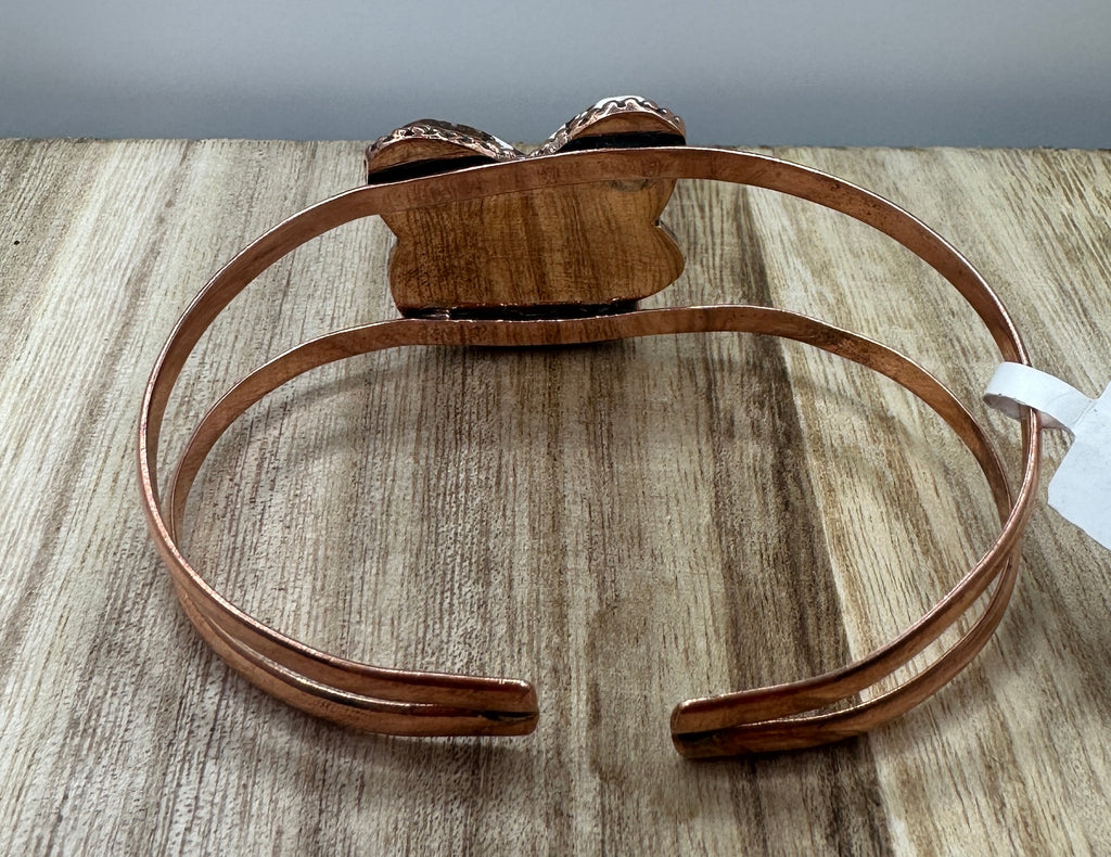 Copper and Wild Horse Cuff