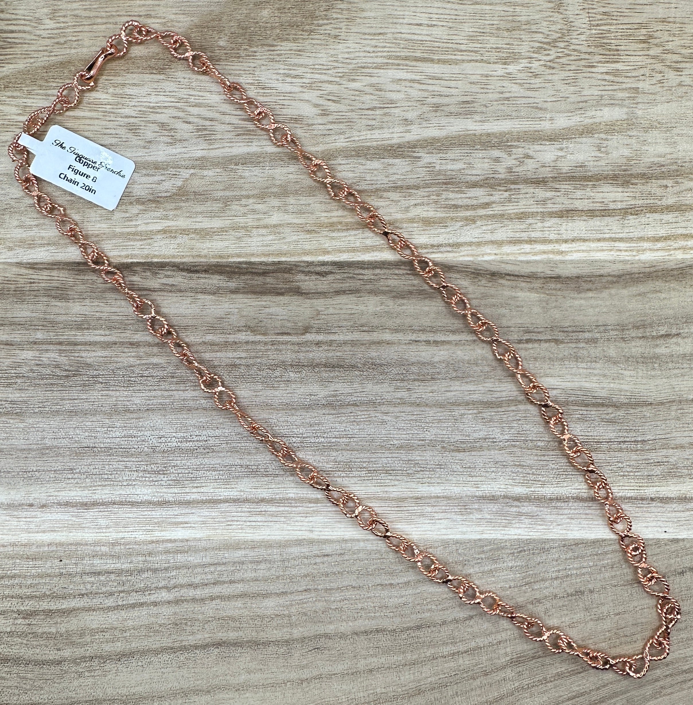 Copper Figure 8 Chain 20in