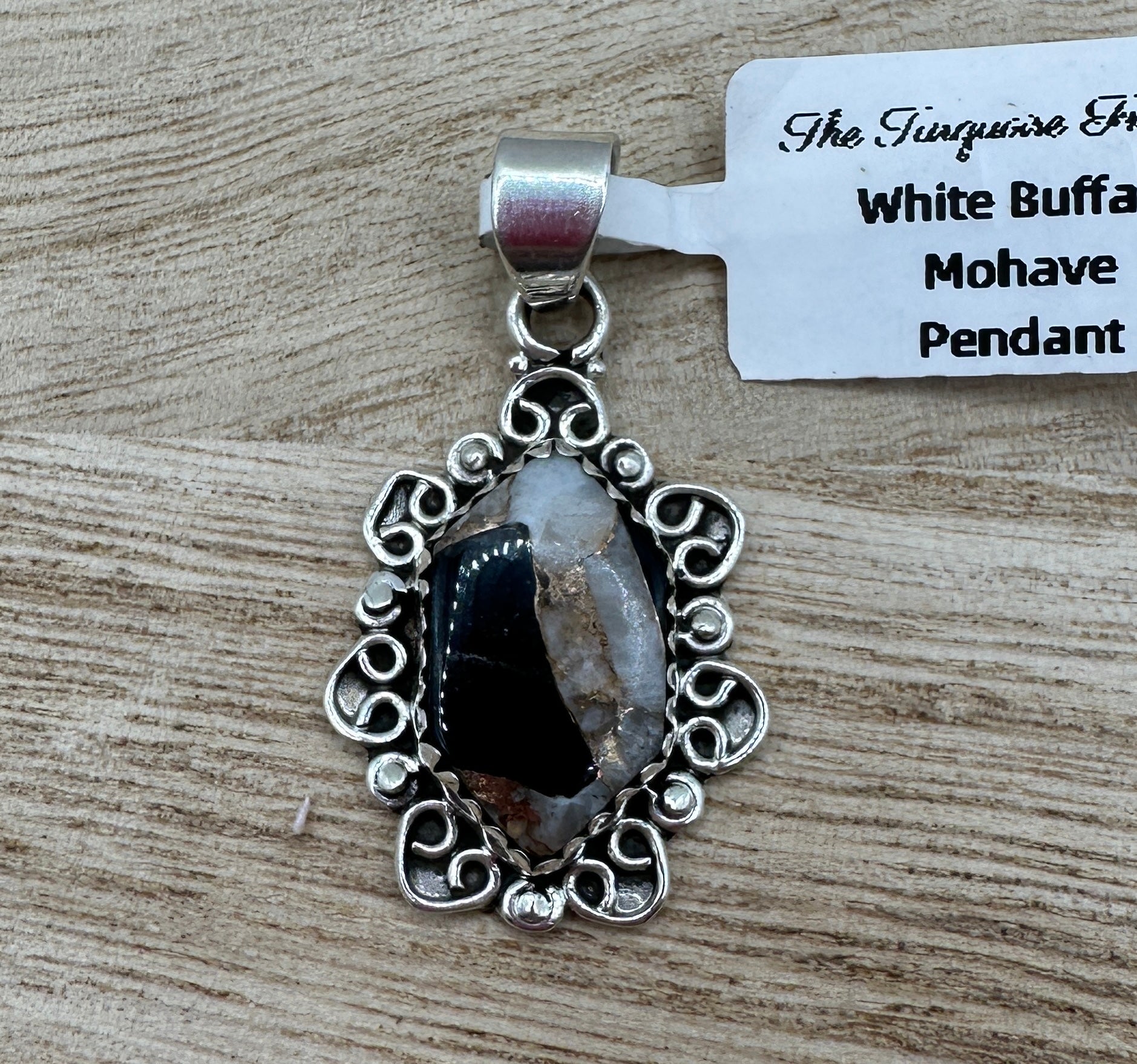 White Buffalo Mohave Pendant