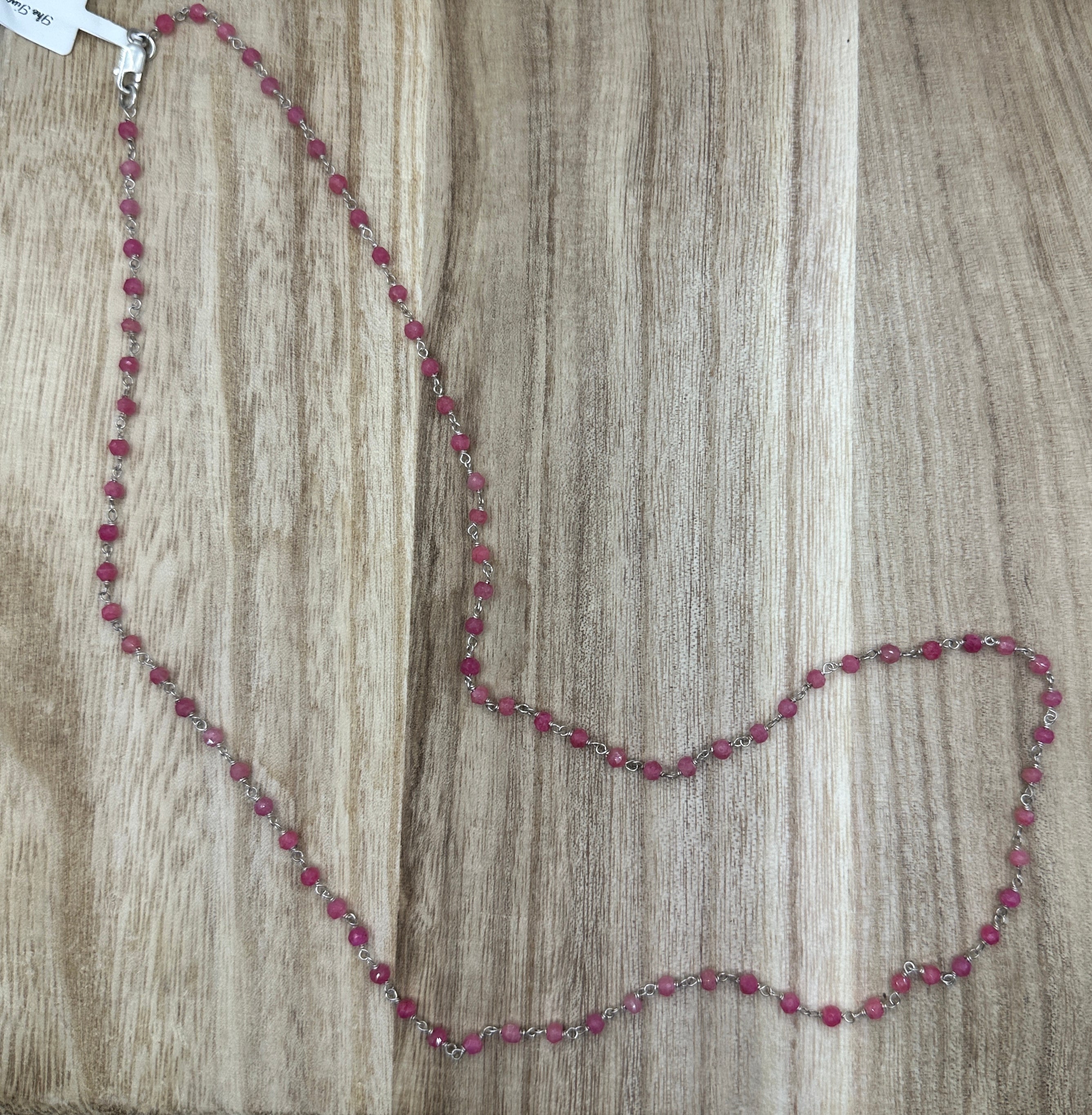 Ruby Necklace 24in
