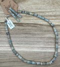 Amazonite Heishi Necklace 18in