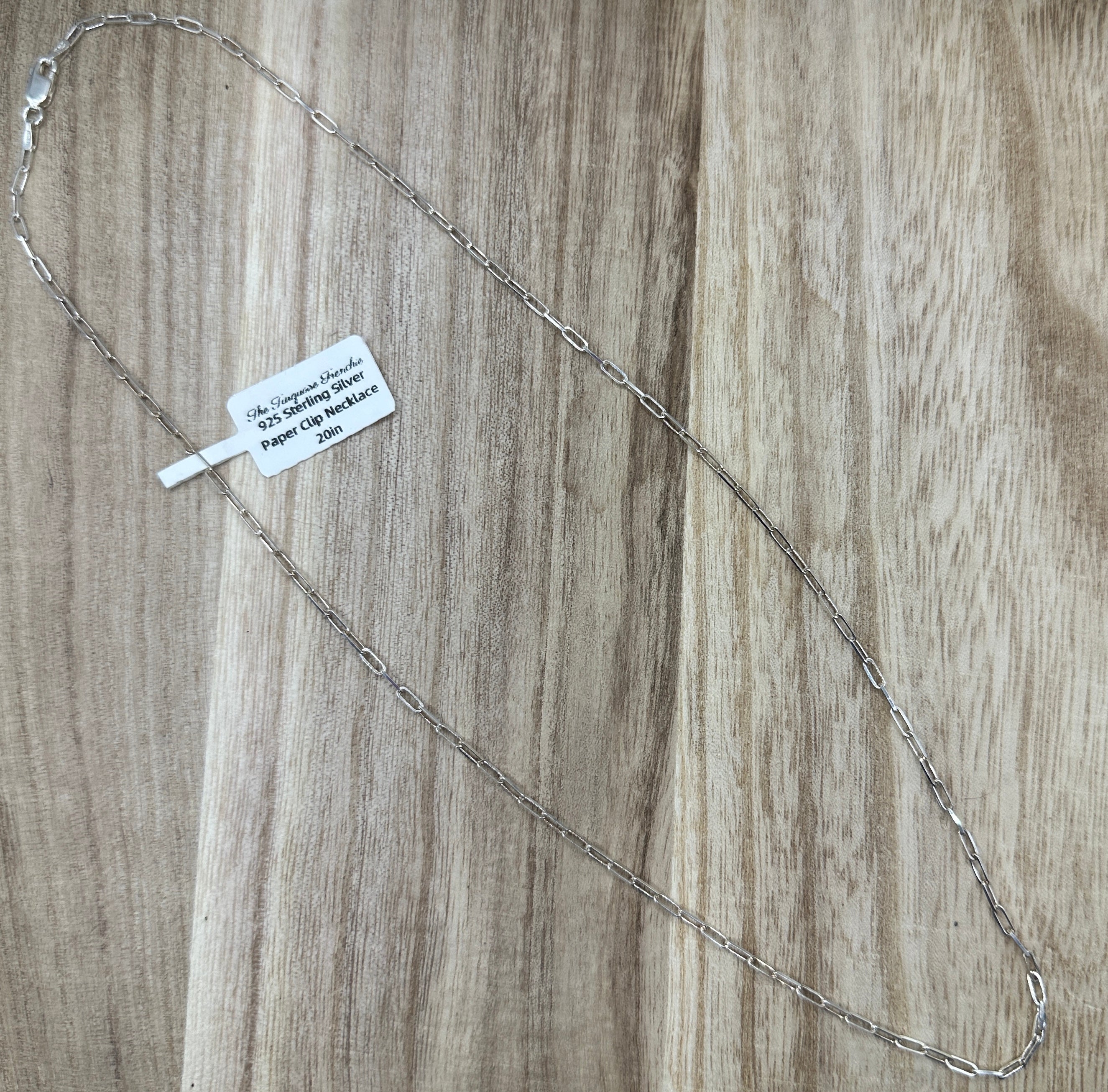 Paper clip Chain 20in