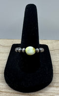 Palomino Turquoise And Desert Pearls Stretch Ring