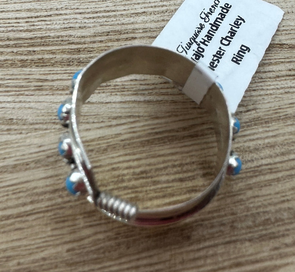 Navajo Handmade Adjustable Feather Ring