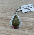 Signed Unakite Jasper Pendant