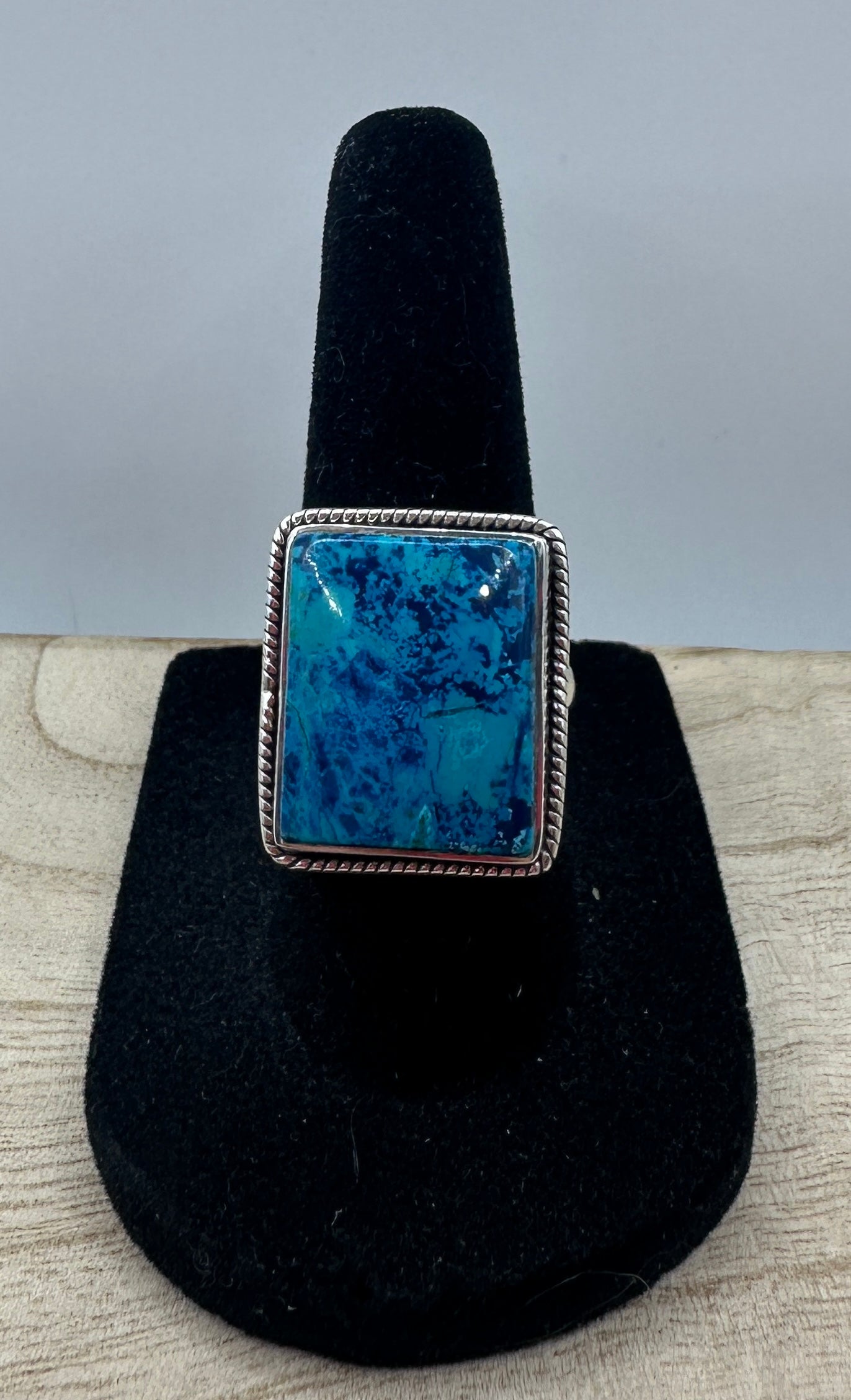 Shattuckite Ring Size 7