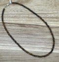 4mm Tigers Eye Necklace 18in