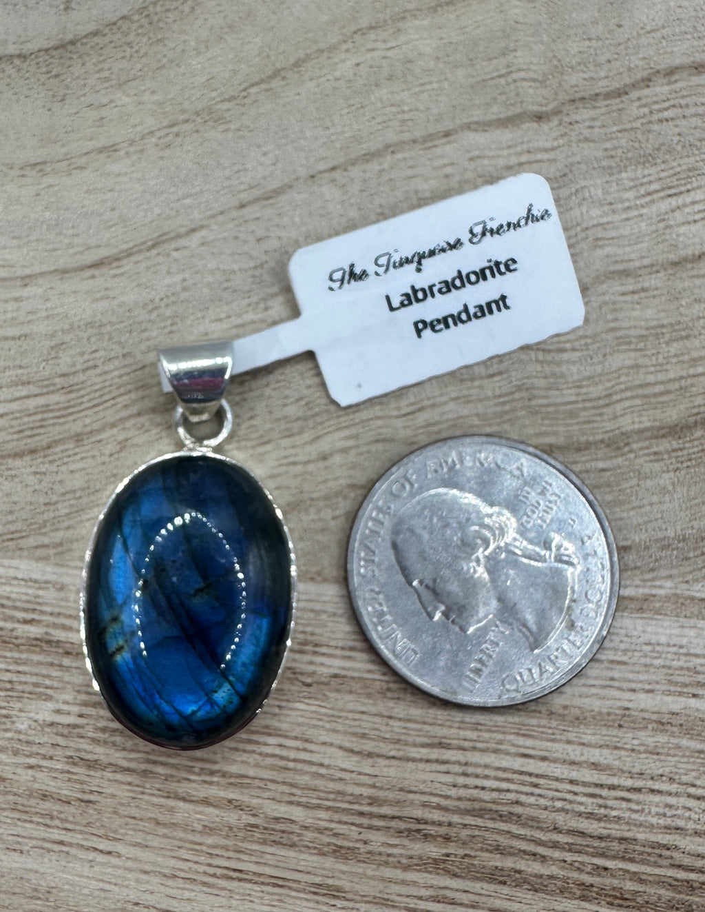 Labradorite Oval Pendant