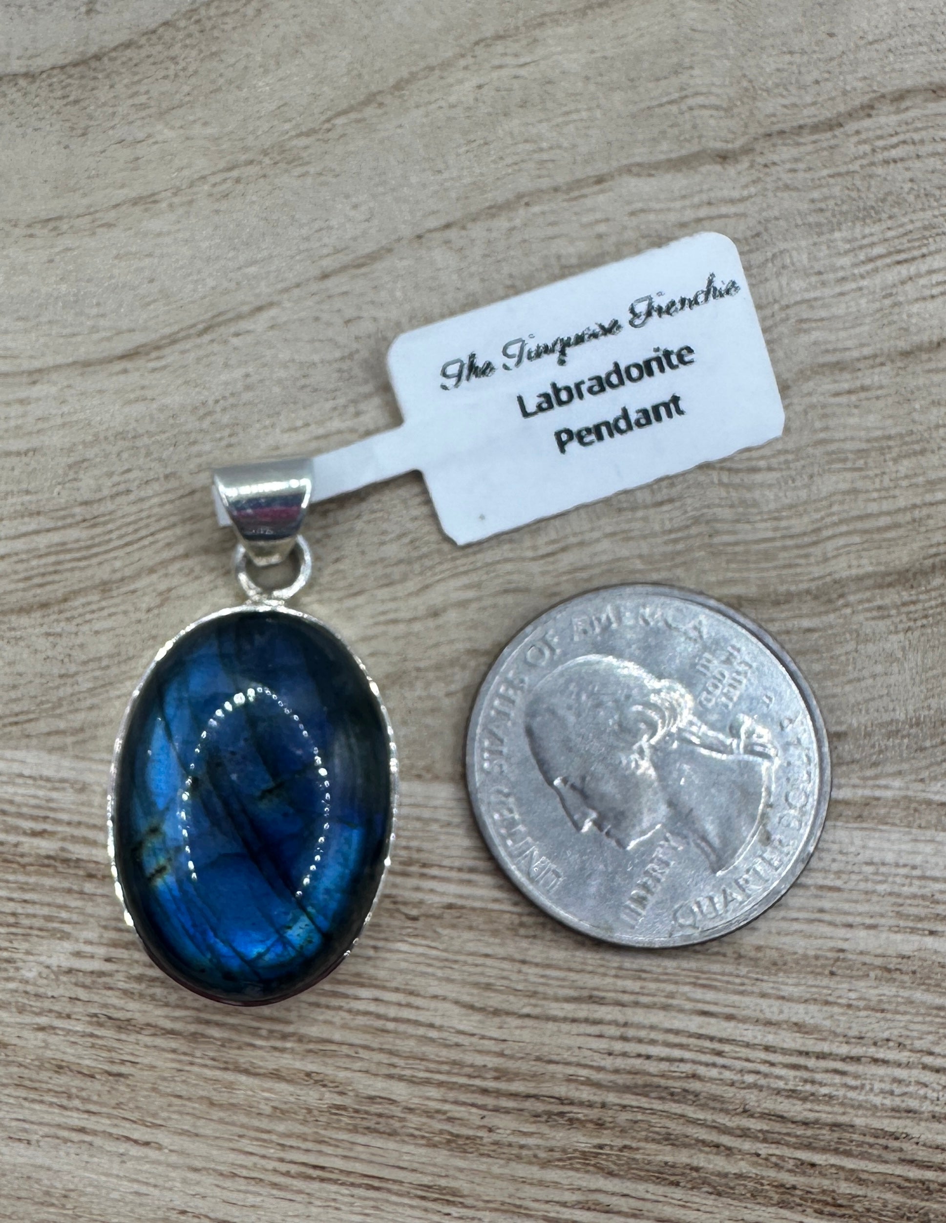 Labradorite Oval Pendant