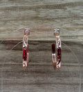 Navajo Handmade Copper Hoops