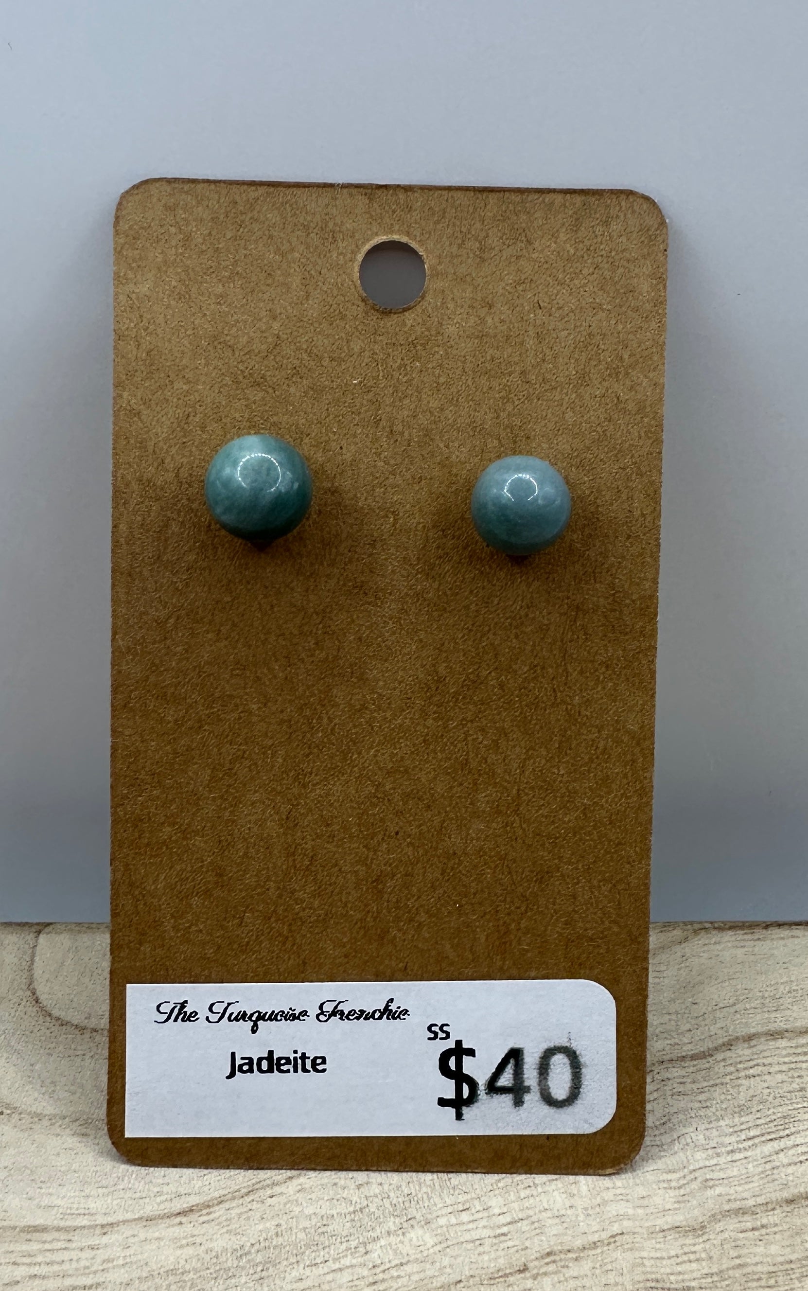 Jadeite Studs