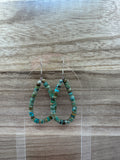 Heishi Green Turquoise Tear drops