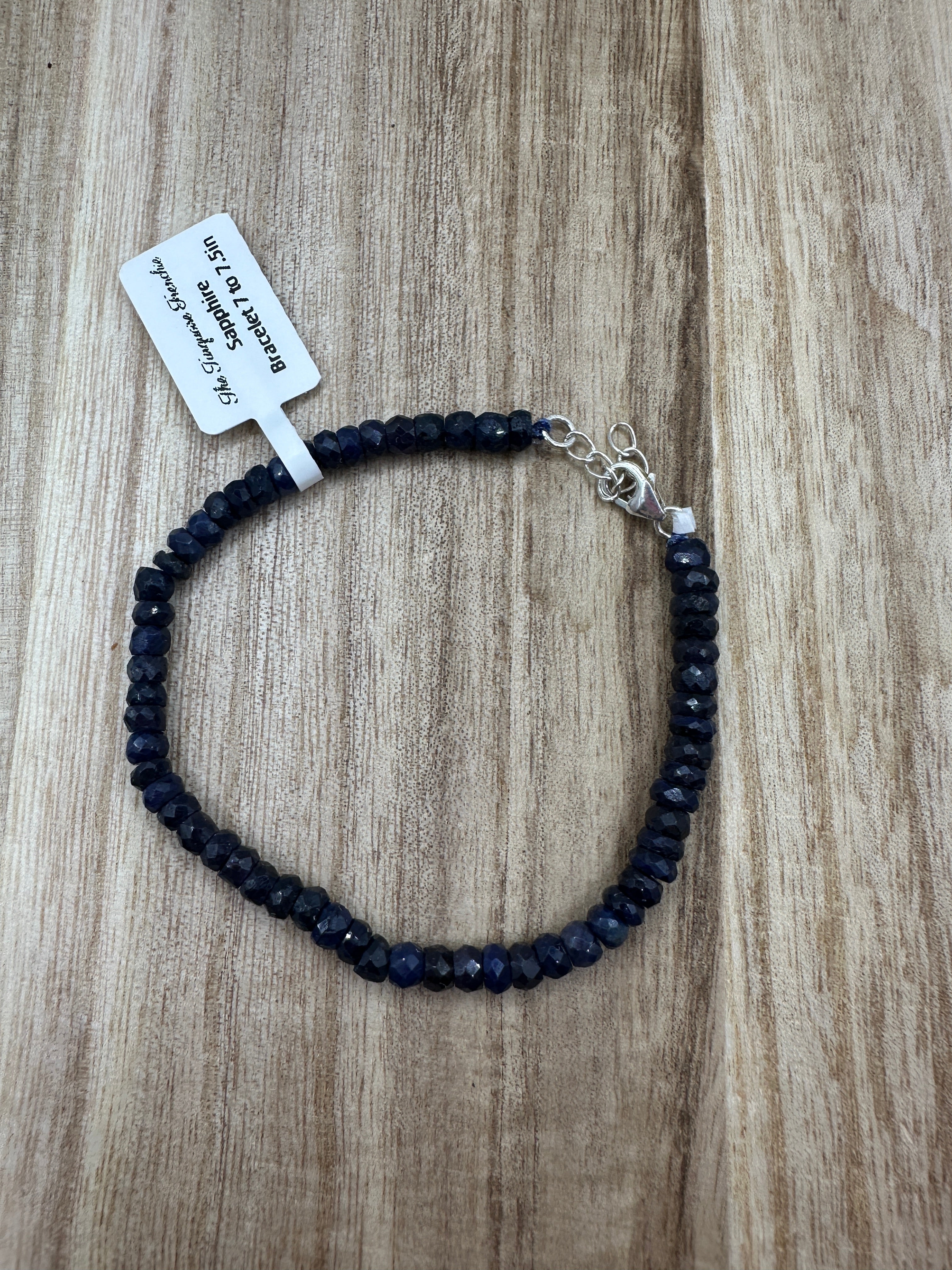 Sapphire Bracelet 7-7.5in