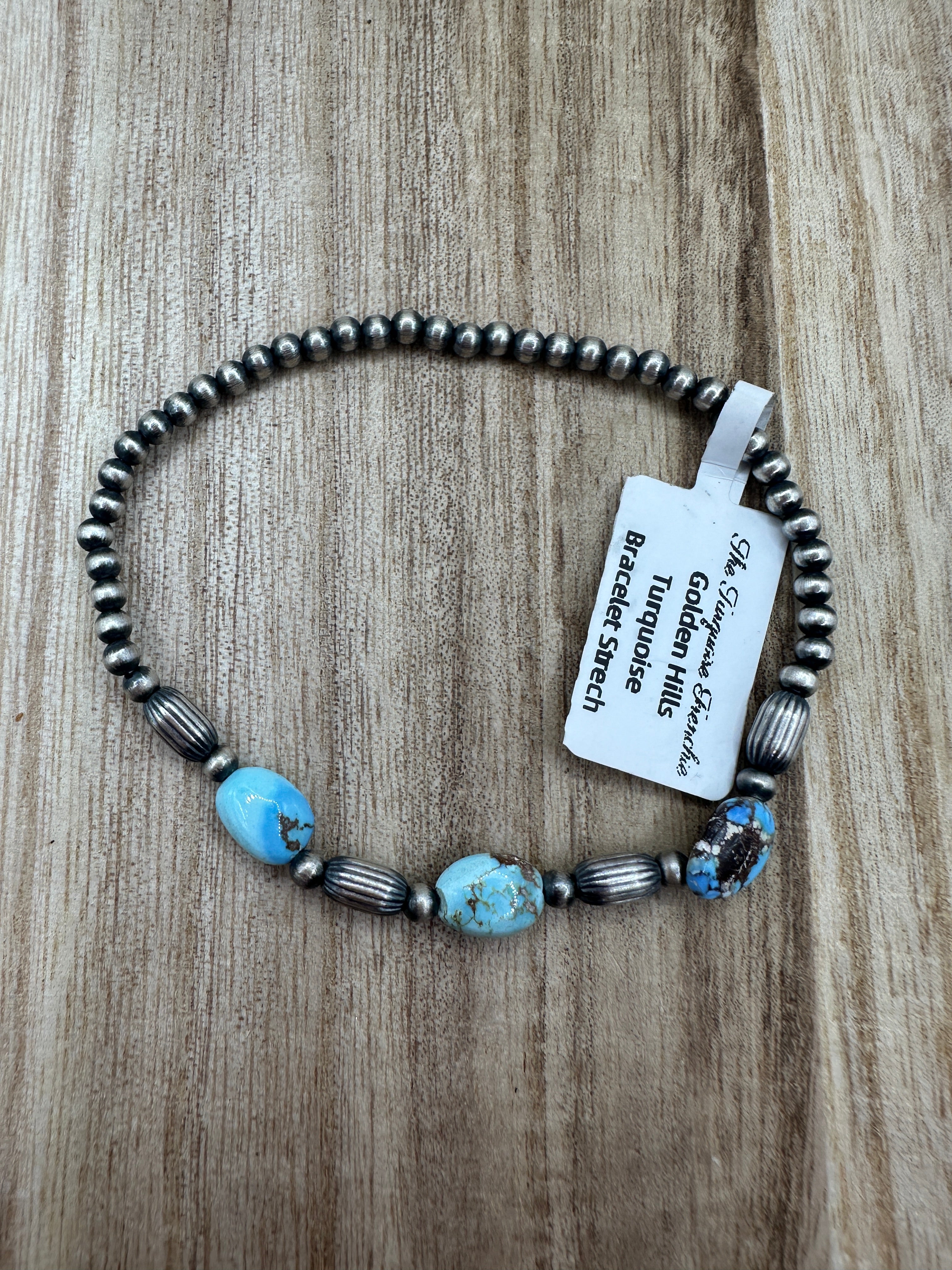 Golden Hills Turquoise Stretch Bracelet