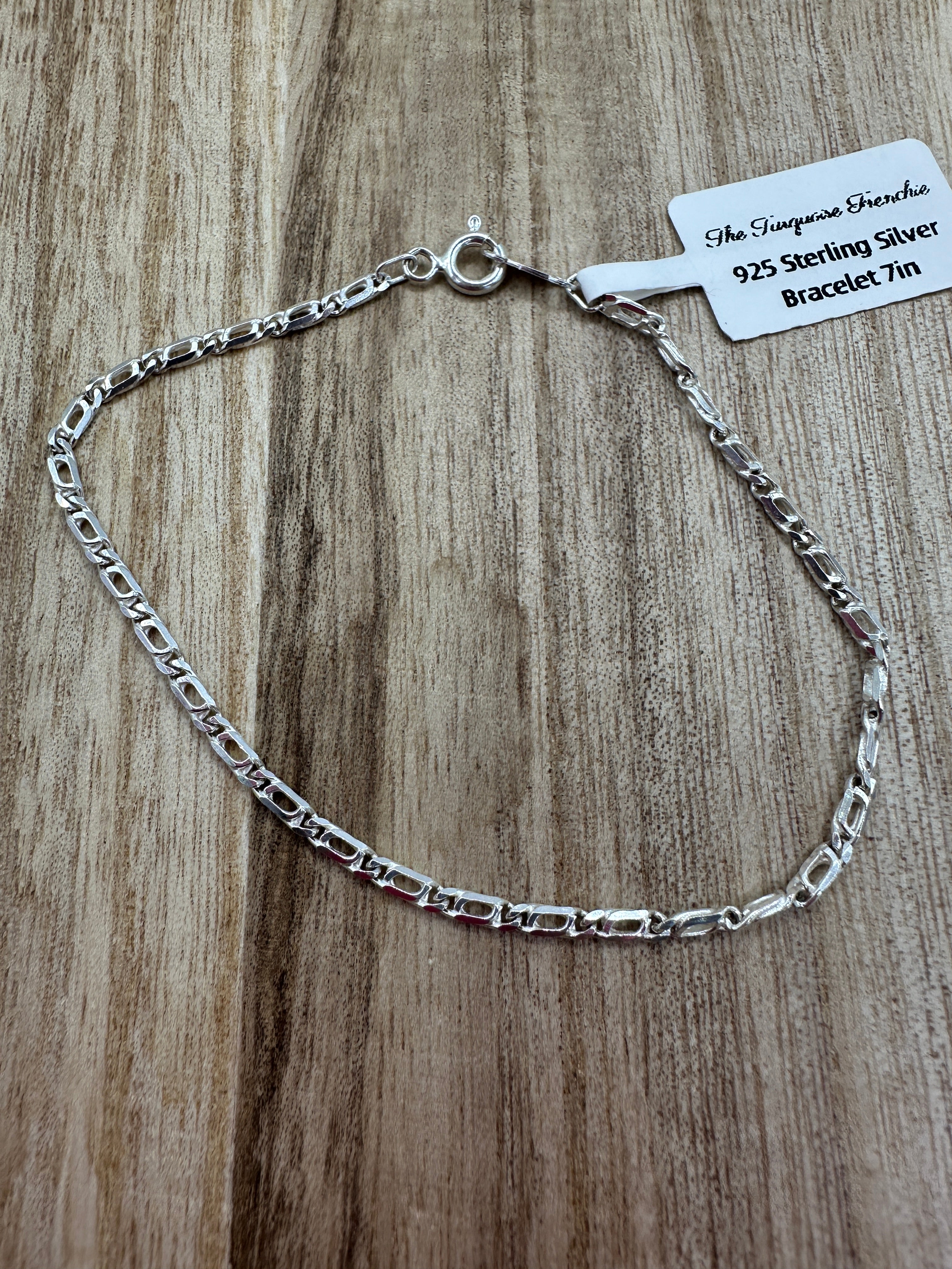 Silver Bracelet 7in