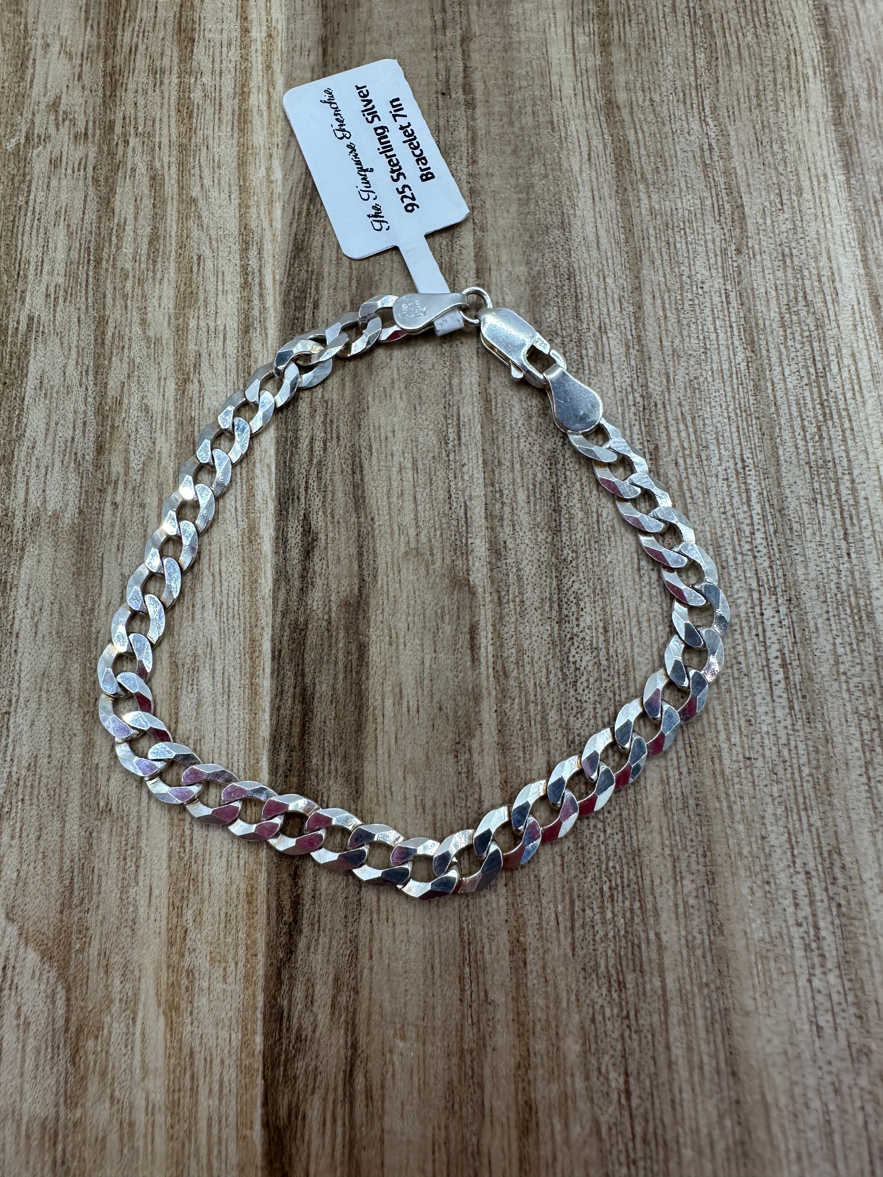 Silver Bracelet 7in