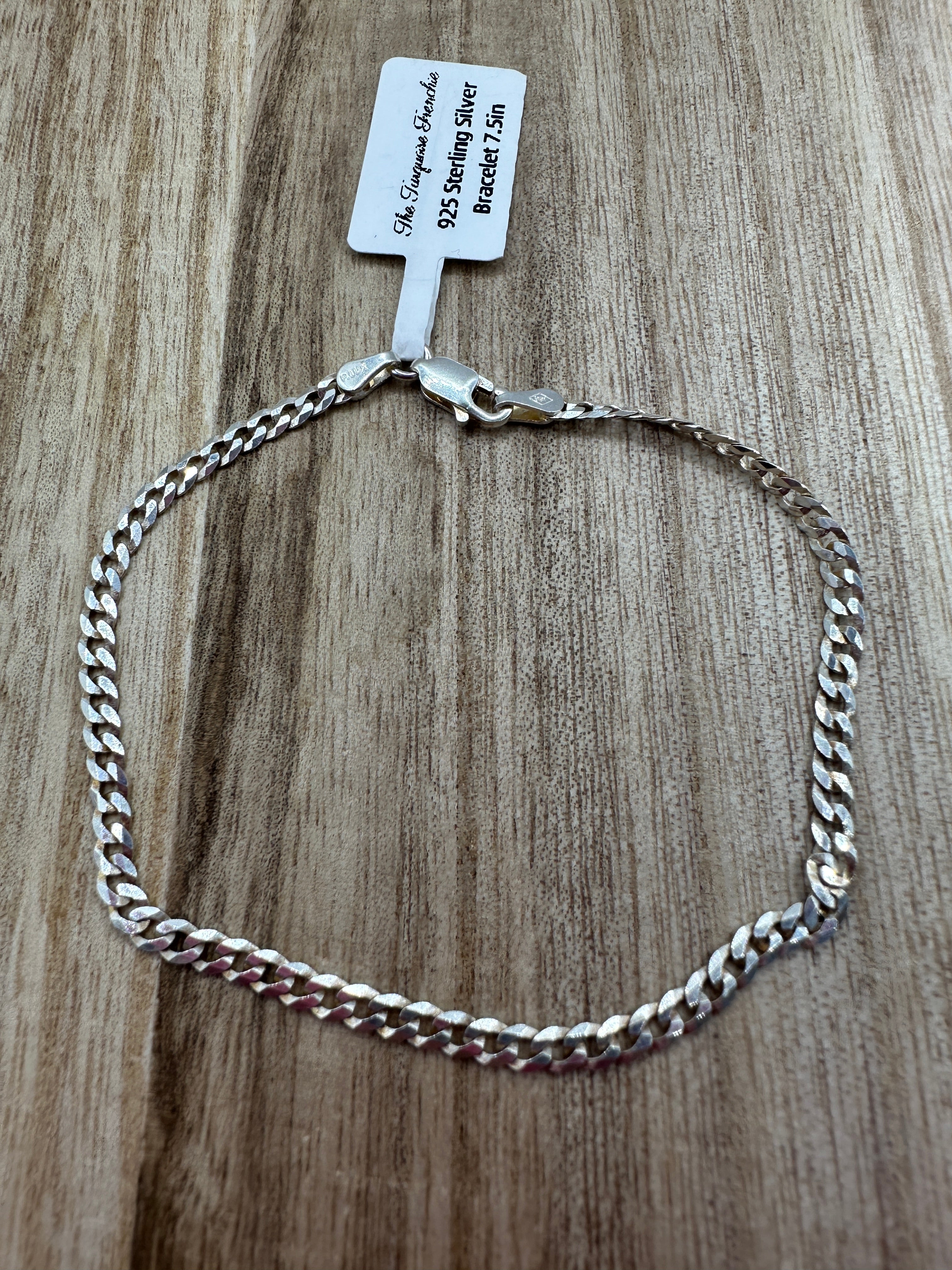 Silver Bracelet 7.5in