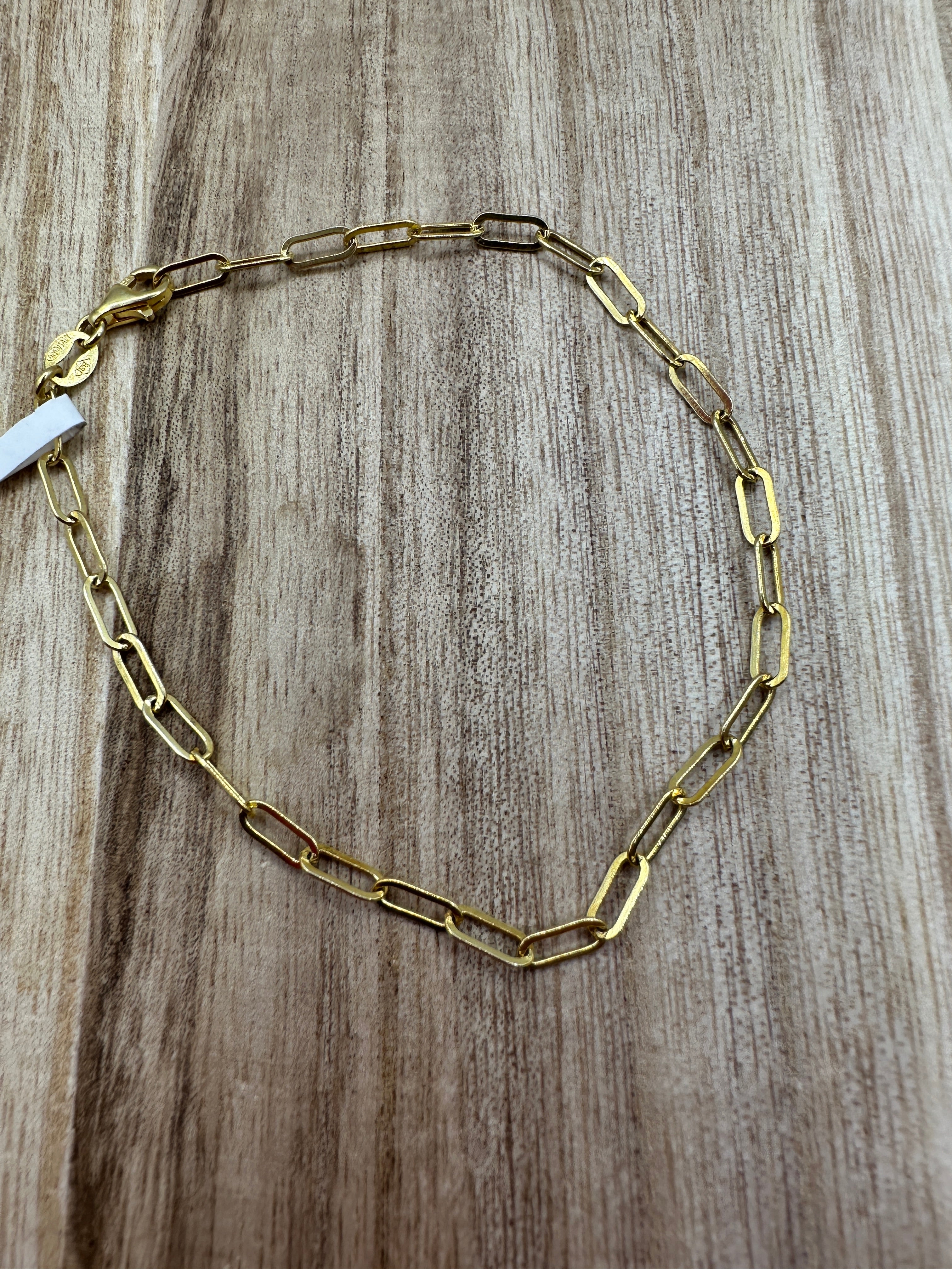 Gold Plated Bracelet 7.5in